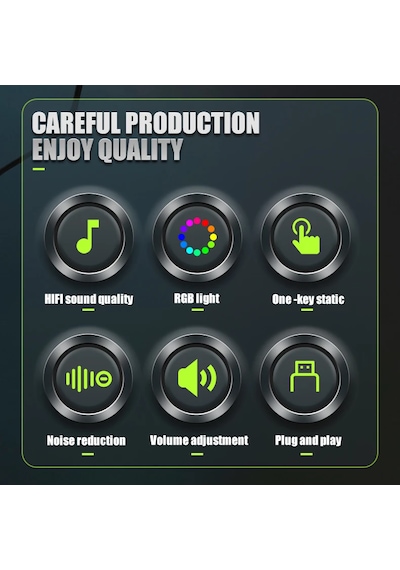 Profesyonel Kardioid Rgb Oyuncu Stüdyo Kablolu Podcast Mikrofonu