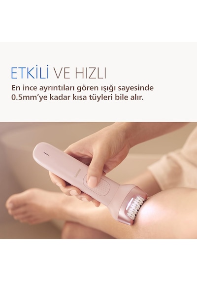 Philips Bre718/05 Epilatör Serisi 9000, Kablosuz, Islak Ve Kuru Kullanım, 32 Cımbız, Led Işık, 60 Dakika Pil Ömr