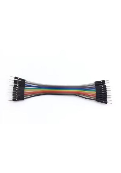 Jumper 10 Pin 10cm Erkek- Erkek Dupont Kablo