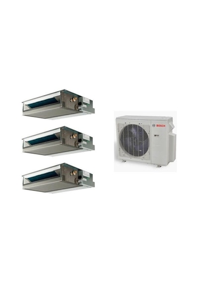 Bosch 36000 BTU 1 Dış + 3 İç Ünite (12+12+18) Kanal Tipi Multi Inverter Klima