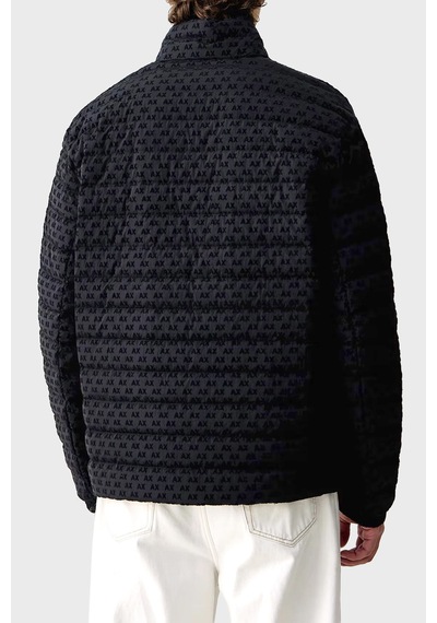 Armani Exchange Kadife Dokulu Kuş Tüyü Dolgulu Şişme Mont Erkek Mont Xm003510 Af19870 Ub101 Lacivert