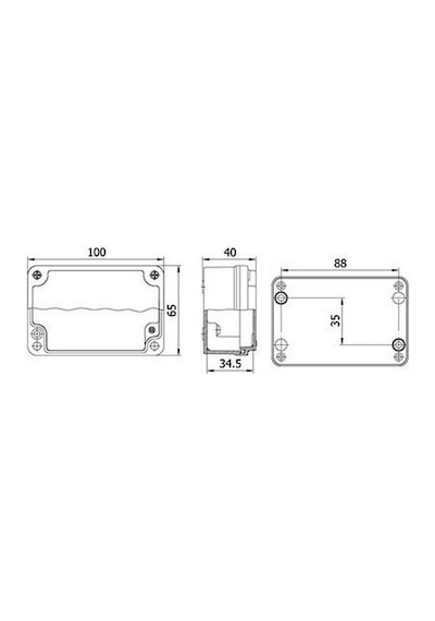 METE ENERJİ 402503 65X100X40 Alüminyum Buat