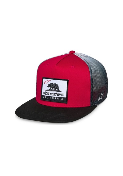 Alpinestars Cali Gradient Trucker Şapka Kırmızı Siyah Kırmızı - Siyah