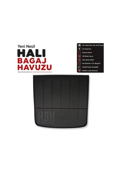 Fiat Freemont Halı Bagaj Havuzu 2011-2016 Arası Siyah Renk