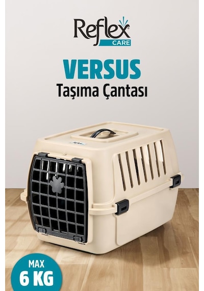 Reflex Care Versus Pet Taşıma Çantası Bej 47,5 X 37,5 X 33 Cm