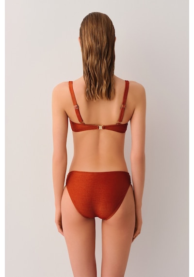 Suwen Jenny Aksesuarlı Bikini Alt Sb2547513871387 Parlak Tarçın