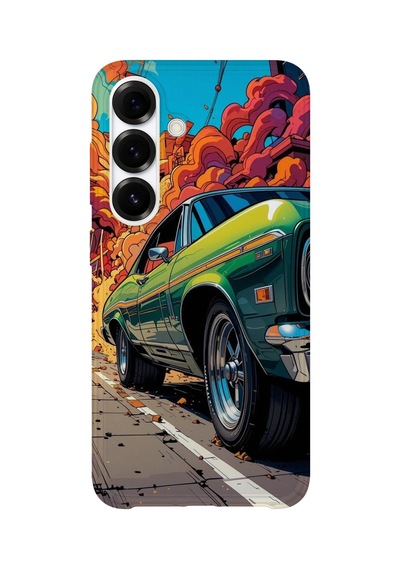 Samsung Galaxy A56 Uyumlu Baskılı Şeffaf Telefon Kılıfı Koleksiyon: Turboline Streetworks 6
