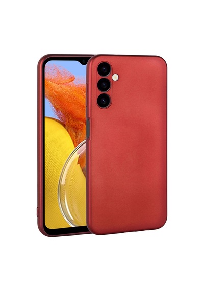 Zore Galaxy M14 Kılıf Ogaa Premier Silikon Kapak - Kırmızı