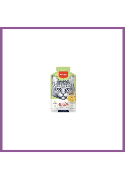 Wanpy Tavuk Etli Bal Kabaklı Ve Havuçlu Tahılsız Kedi Çorbası 50 Gr Rengaren