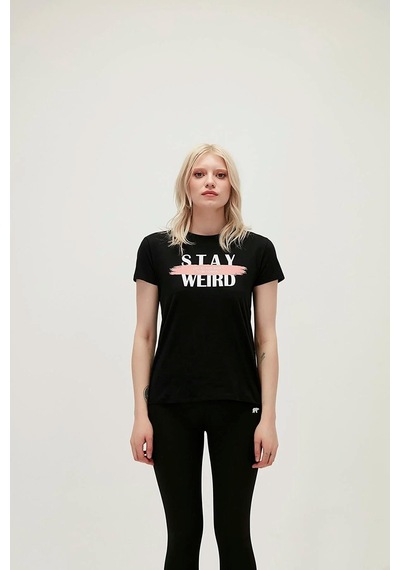 Bad Bear 21.03.07.008-c01 Stay Weird Kadın T-shirt 001