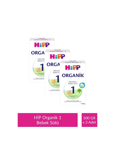 Hipp 1 Organik Bebek Sütü 500 G x 3 Adet