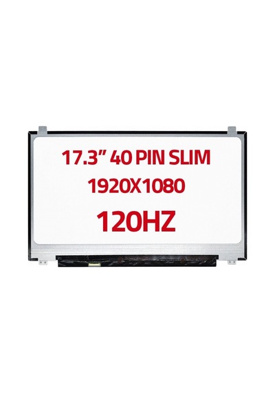 17.3" İnç 40pin Slim Fhd Ips 120hz 1920 1080 Lcd Ekran, Panel B173han01.6 Sol Soket / 144hz Uyumlu