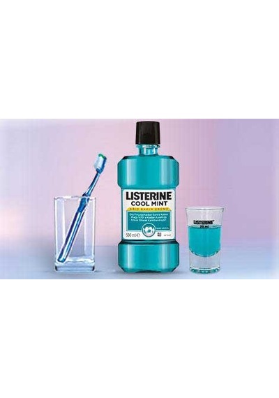Listerine Ağız Bakım Suyu 500 Ml Cool Mint Hafif Tat 12'li Paket