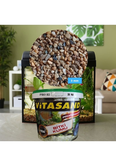 Pro-85 3mm Dere Kumu 20 Kg Akvaryum Ve Bitki Kumu