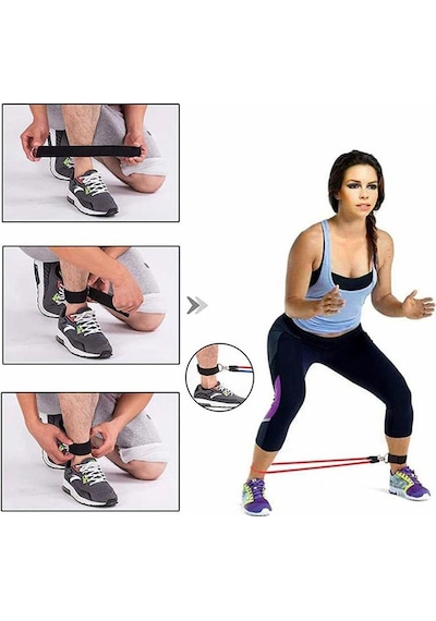 Exeo Pilates Fitness Kondisyon Kardiyo Egzersiz Direnç Lastiği
