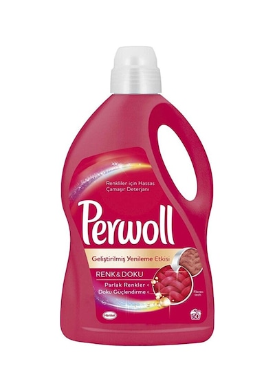 Perwoll Yenilenen 3d Renkli Etki 50 Yıkama 3 Lt 2950 ML