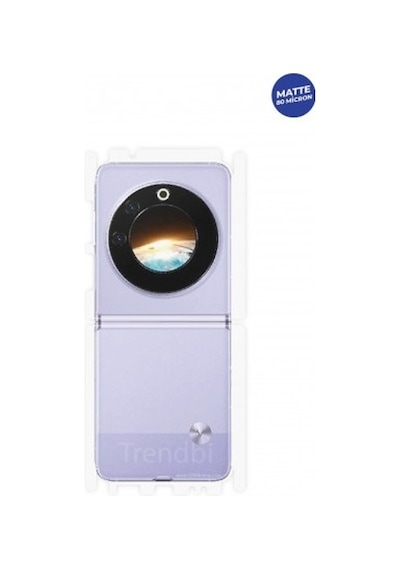 Tecno Phantom V Flip 5g Mat Arka Ve Yan Koruyucu Tpu Film