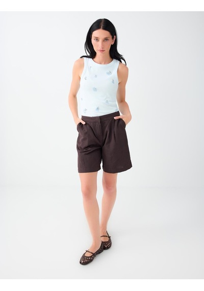 Jimmy Key Açık Mavi Taş İşleme Detaylı Kolsuz Pamuklu Atlet 6sw017374420