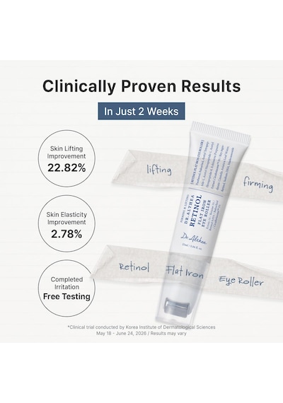 Dr. Althea Retinol Flat Iron Eye Roller Kırışıklık Karşıtı Retinol Peptid Centella Lifting Göz Serumu 25 Ml