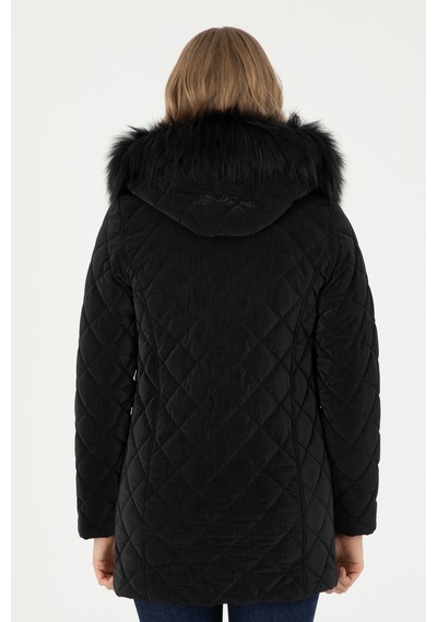 U.S. Polo Assn. Kadın Siyah Deri Mont 50297230-001