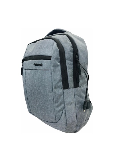 15.6" Usb Ve Kulaklık Girişli Laptop Notebook Sırt Çantası Usb Kablosu Hediyeli Gri-447 Gri