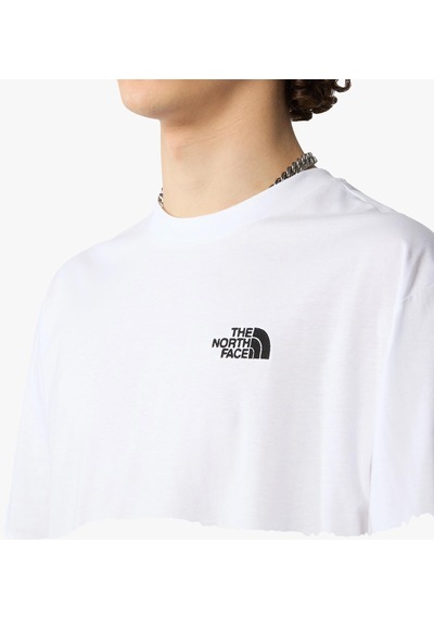 The North Face Essential Oversize Simple Dome Erkek T-shirt Beyaz-beyaz