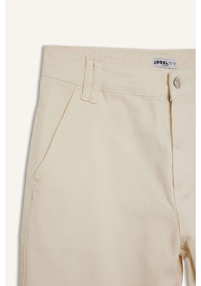DeFacto Straight Fit Gabardin Pantolon Kargo Cepli Normal Bel Düz Paça D3762AX24AUER98