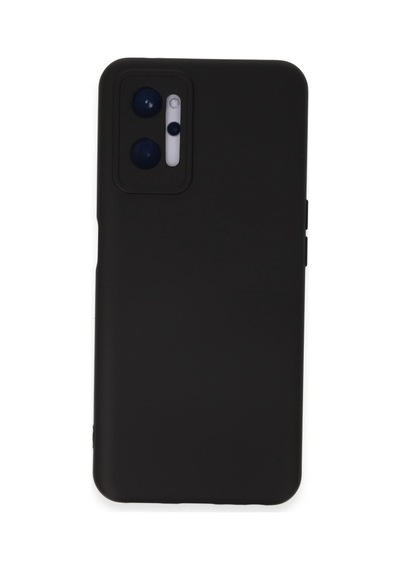 Realme 9i 4g Kılıf Nano İçi Kadife Silikon - Siyah -