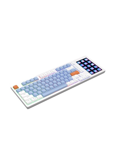 Akp-815 Low Profile Mekanik Klavye- 4.95 İnç Lcd Ekranlı Rgb- Gasket Gövde Yapısı