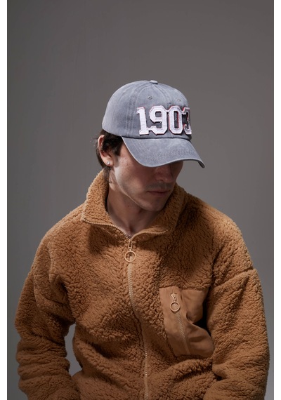 Berellini 1903 Kartal Yıkamalı Şapka Special Edition Gri