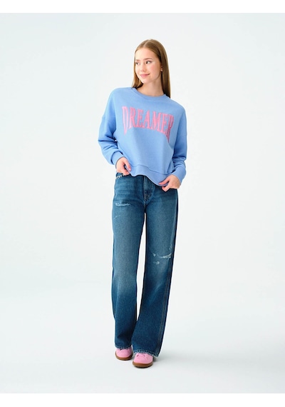 Loft Kadın Sweatshirt Mavi Lf2035722 25kp69000173 P6944