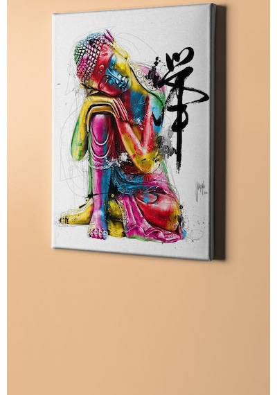 Webstyle Sayılarla Boyama Seti Kasnaklı Renkli Buda 60 X 75 Cm