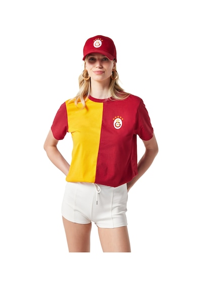 Gsstore Galatasaray Parçalı 5 Yıldız T-shirt E251354 Sarı - Kırmızı