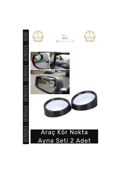 Ayna Genişletilmiş Görüş Açısı Yan Ayna Güvenli Mükemmel Sürüş Deneyimi Araç Kör Nokta Ayna Seti 2
