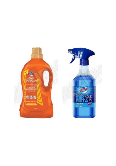 Bingo Giysi Şampuanı 3lt + Kireç Çözücü 900 Ml 2'li Set Diğer