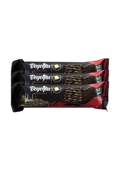Beyoğlu Bitter Gofret 40gr X3