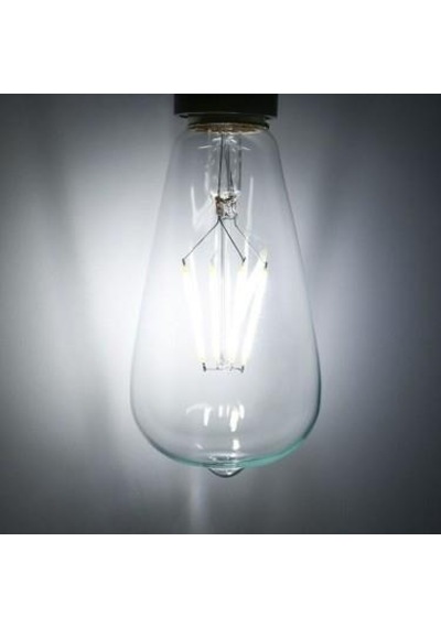Rutter Rt-11201 6w Armut Rustik Led Ampul Beyaz - 6500k 3 Adet Flamentli Vintange Lamba