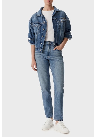 Calvin Klein Pamuklu Mom Fit Normal Bel Jeans Lv047f951gx8b Bayan Kot Pantolon Lv047f951g X8b Mavi Calvin Klein Pamuklu Mom Fit Normal Bel Jeans Lv047f951gx8b Bayan Kot Pantolon Lv047f951g X8b Mavi
