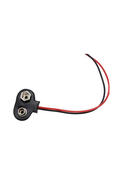 Ay Magnet 10 Adet 9 Volt Pil Yuvası-Pil Yatağı Ikili 9V Pil Bşlğı