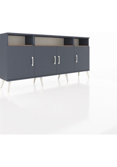 Arges Konsol 6 Raflı 4 Kapaklı 176x30x83 Antrasit-antrasit/çam Antrasit/çam Arges Konsol 6 Raflı 4 Kapaklı 176x30x83 Antrasit-antrasit/çam Antrasit/çam