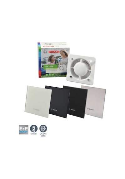 Bosch DP100 MB Dekoratif Panel Mat Siyah - Fan 1700 WS 100 için