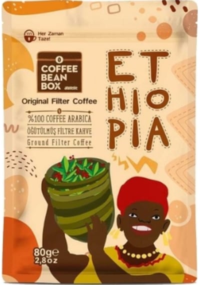 Coffe Bean Box Etiyopya Filtre Kahve 80 G