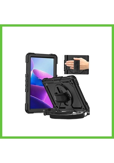 Bezos Samsung Galaxy Tab S10 Fe Plus 13.1 Kılıf Amazing Tablet Kapak - Siyah Dmc