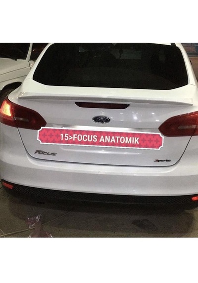 Ford Focus 2015- Beyaz Spoiler