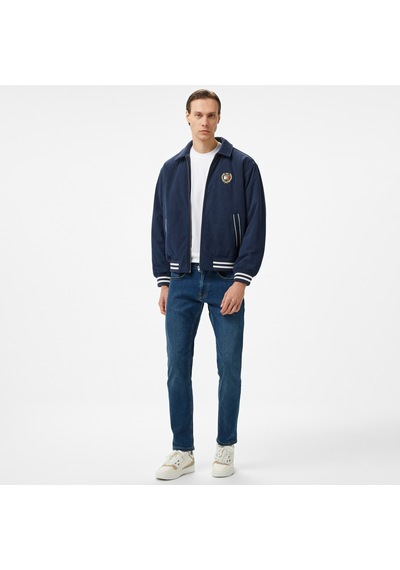 Tommy Hilfiger Tommy Jeans Crest Cord Letterman Erkek Mavi Ceket