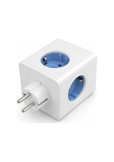 4'lü Akıllı Duvar Prizi 2 Usb 1 Type-c Girişli Akım Korumalı Anahtarlı Çoklu Priz Küp Usb Şarjlı Topraklamal 0
