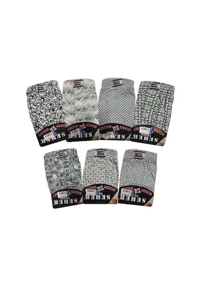 Empirme Erkek 6 Lı Desenli Boxer - S-1 0007 KARIŞIK