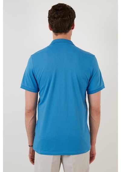 Buratti Regular Fit Pamuklu Erkek Polo Yaka T Shirt 5902141 Koyu Mavi