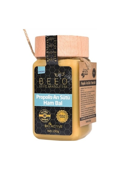 Bee'o Propolis Arı Sütü Ham Bal Karışımı Yetişkin 190 G