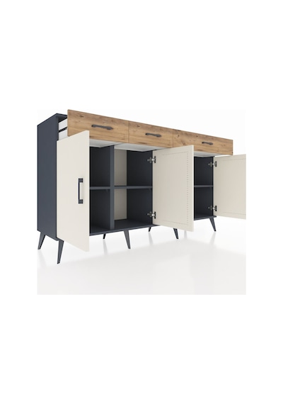 Kronos Konsol 4 Raflı 3 Çekmeceli 4 Kapaklı 176x59x99 Antrasit-aytaşı/çam Aytası/atlas Çam - Antrasıt Kronos Konsol 4 Raflı 3 Çekmeceli 4 Kapaklı 176x59x99 Antrasit-aytaşı/çam Aytası/atlas Çam - Antrasıt